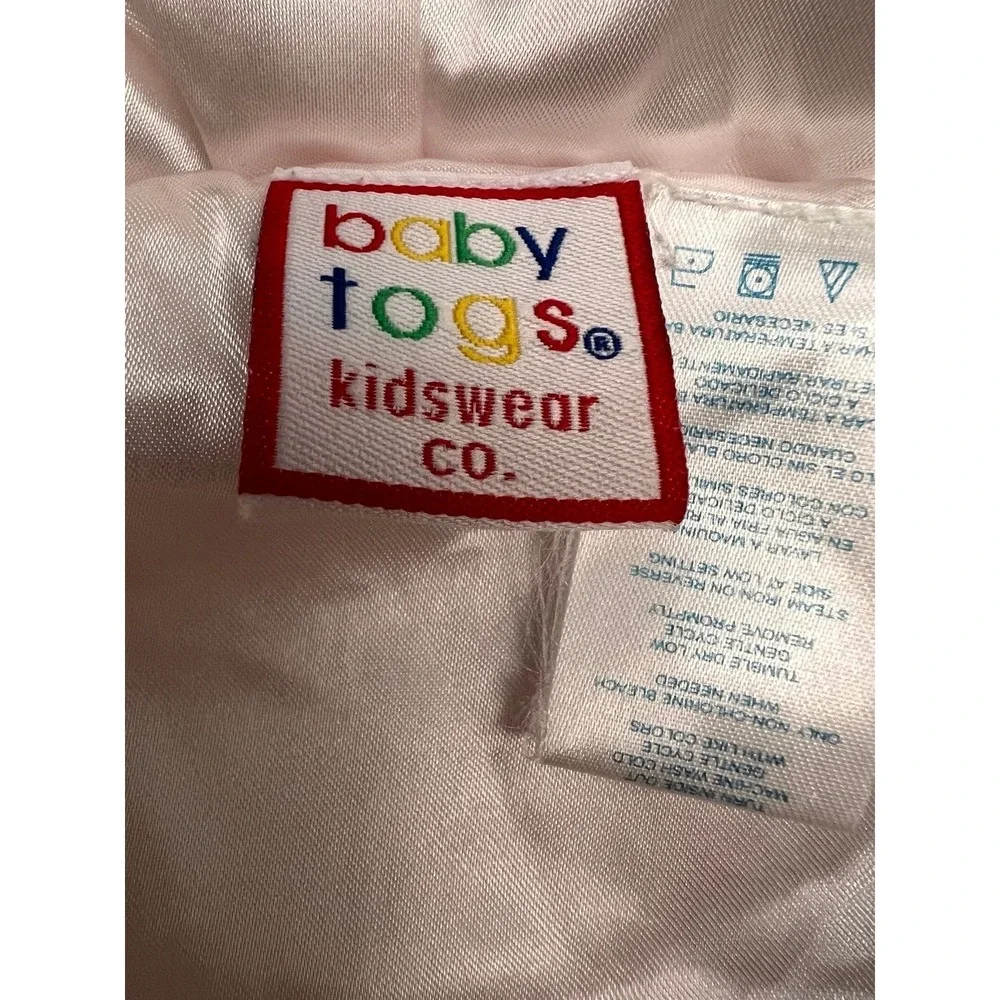 Baby Togs Pink Faux Fur Hooded Jacket 3-6M Cozy Winter Baby Coat‎